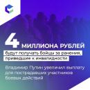 Выплаты участникам СВО.