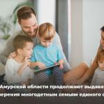 Удостоверение для многодетных.